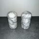 Marble salt and pepper shakers by Crrare
