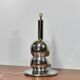 Pied de lampe space age chromée 1970