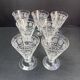 7 Baccarat wine glasses shape 11965 with matte engraving 12117.