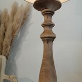 Vintage wooden floor lamp