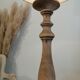 Lampadaire vintage en bois