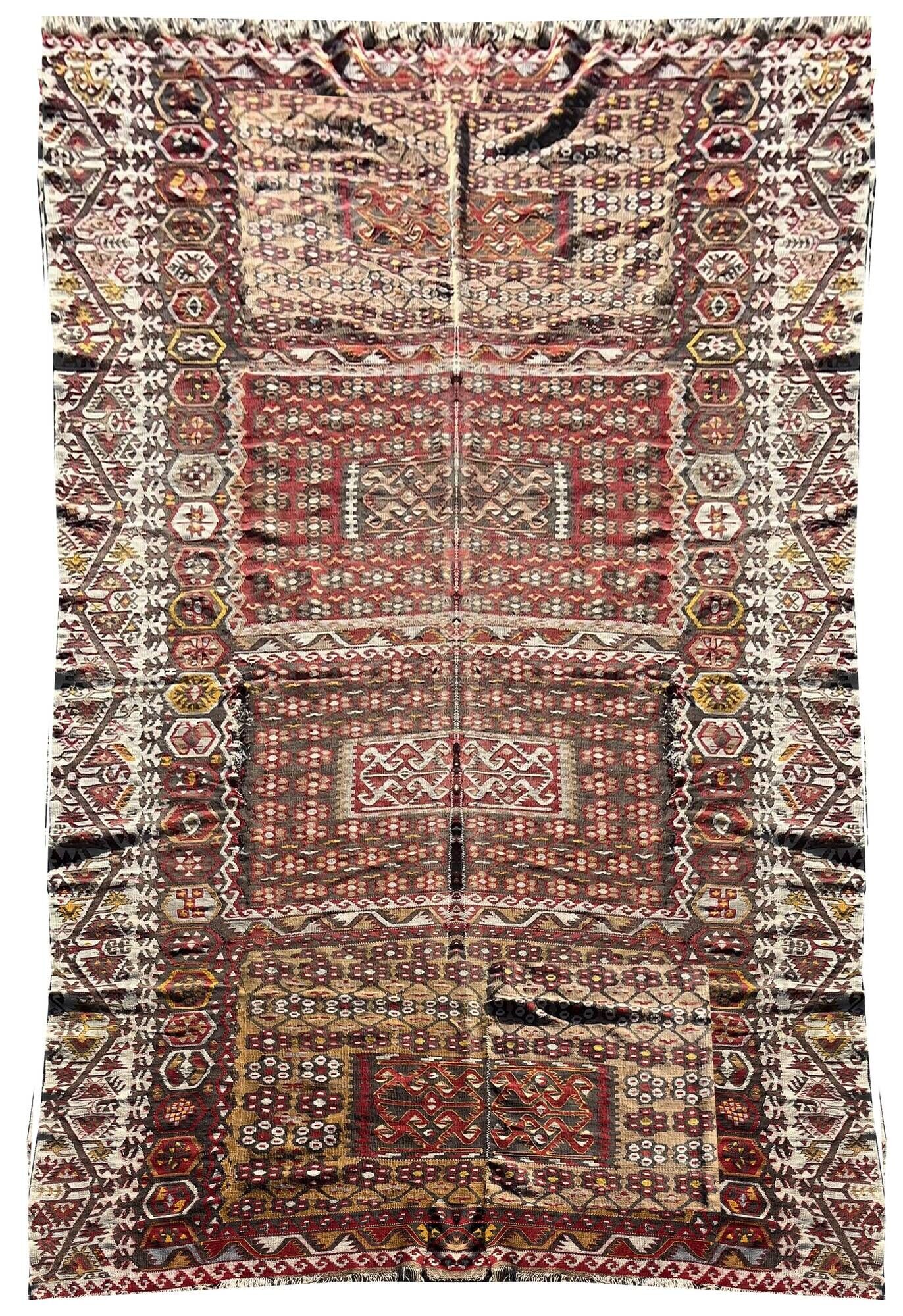 Kilim turkish papatyali avsar kayseri 192 x 403 cm