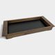 Modernist wenge tray, Henning Seidelin for Voss, Denmark, 1960