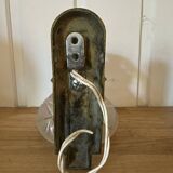 Art Deco wall lamp in metal and glass