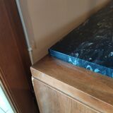 Art deco buffet on marble