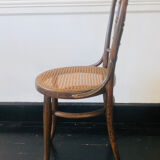 Pair of bistro chairs signed Thonet