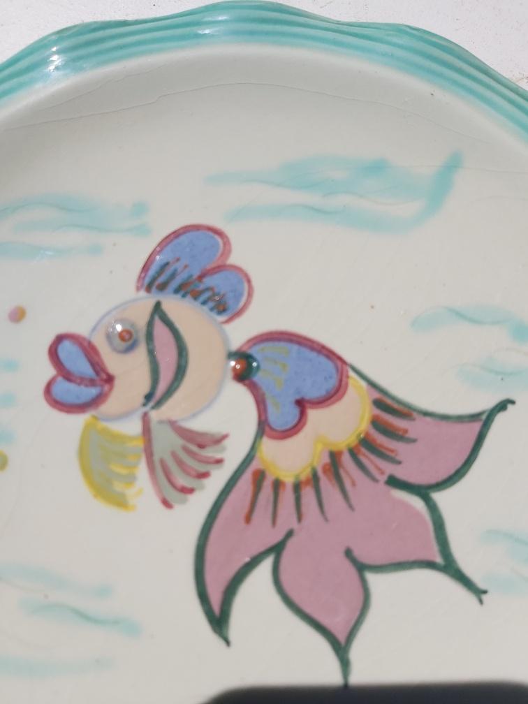 3 plates Cérenne Vallauris Les Pisces