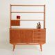 Scandinavian bookcase with cabinet, 1960s
