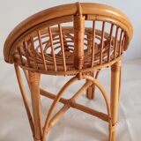 Low bamboo stools