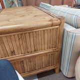 Bamboo desk with chair
