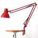 Red Vintage Task Lamp with Clamp – L.S.A. 101 – Retro Industrial Design