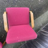 Armchairs by Joseph-André Motte, model 740, Steiner edition, circa 1958.