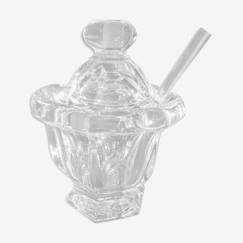 Mustard maker and his baccarat crystal spoon