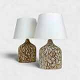 Pair of large Soholm ceramic lamps by Haico Nitzsche, Denmark