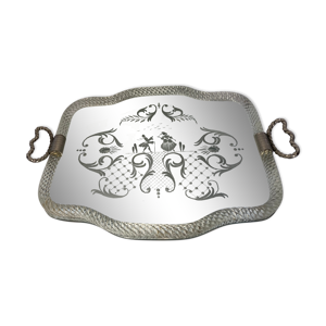 Ancien plateau en miroir