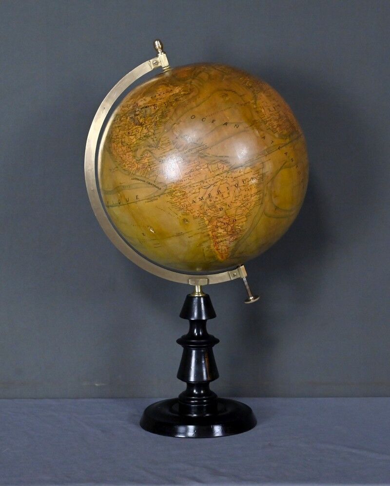 Terrestrial globe signed J. Forest – Late 19th century