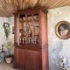 Glass-fronted bookcase