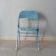 Vintage metal folding chair