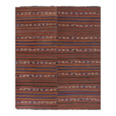 Vintage Turkish kilim, handwoven, 277x344 cm.