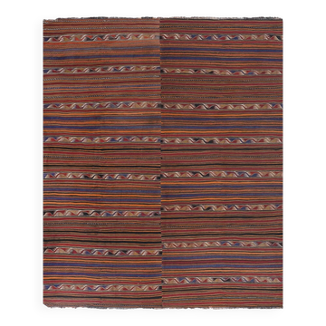 Tapis Kilim turc vintage tissé main
