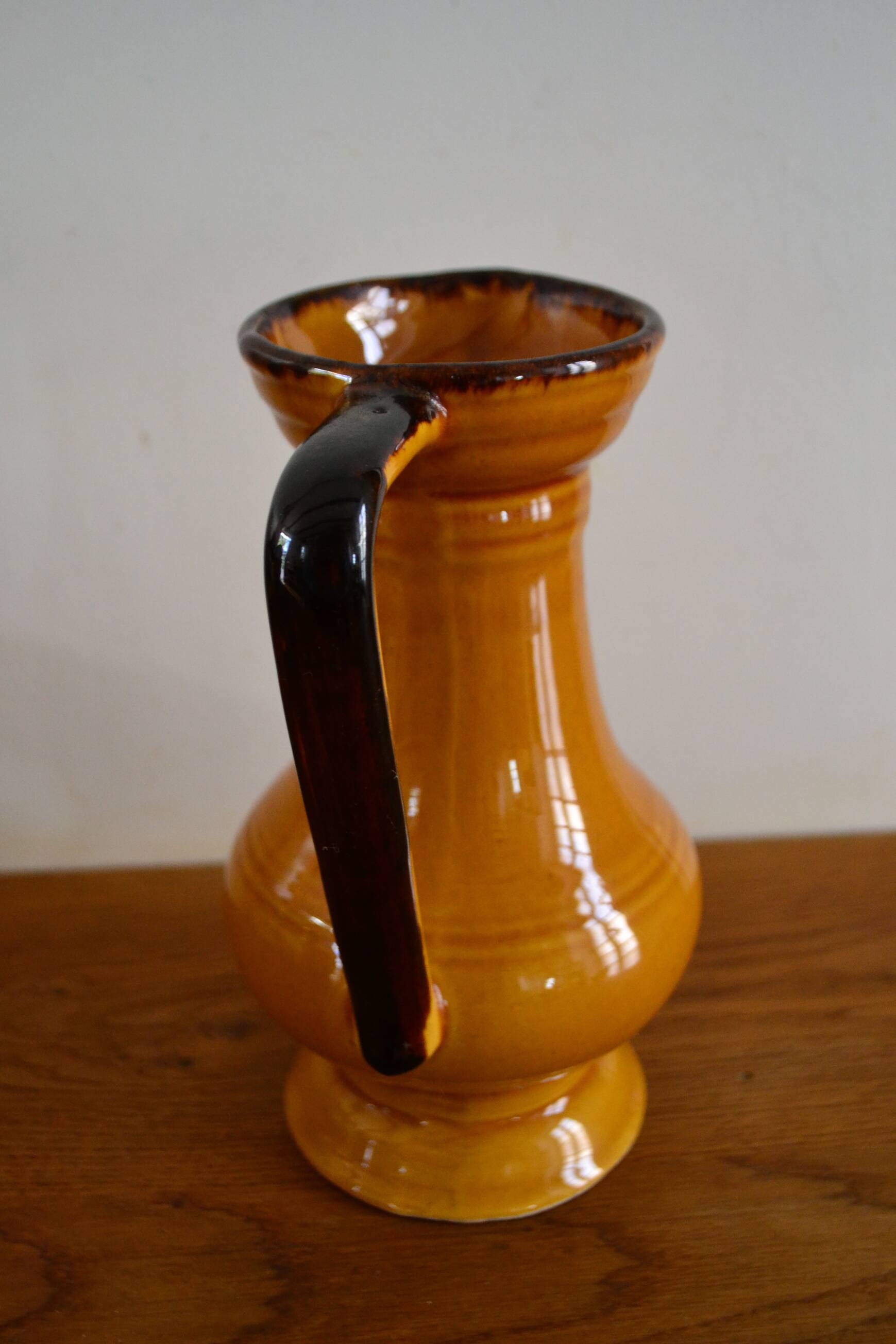 Enamelled Provençal jug