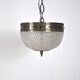 Glass and brass lamp, 1950s