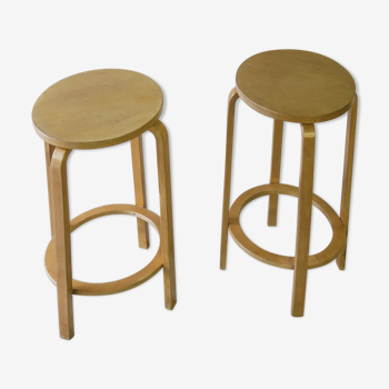 Pair of top Scandinavian stools