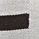 5x7 White Black Striped Turkish Vintage Rug 143x199Cm