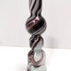 Purple and White Murano Glass Vase “Wave” by Carlo Moretti, Italy