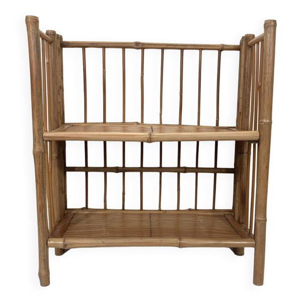 Étagère en bambou pliable