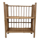 Foldable bamboo shelf