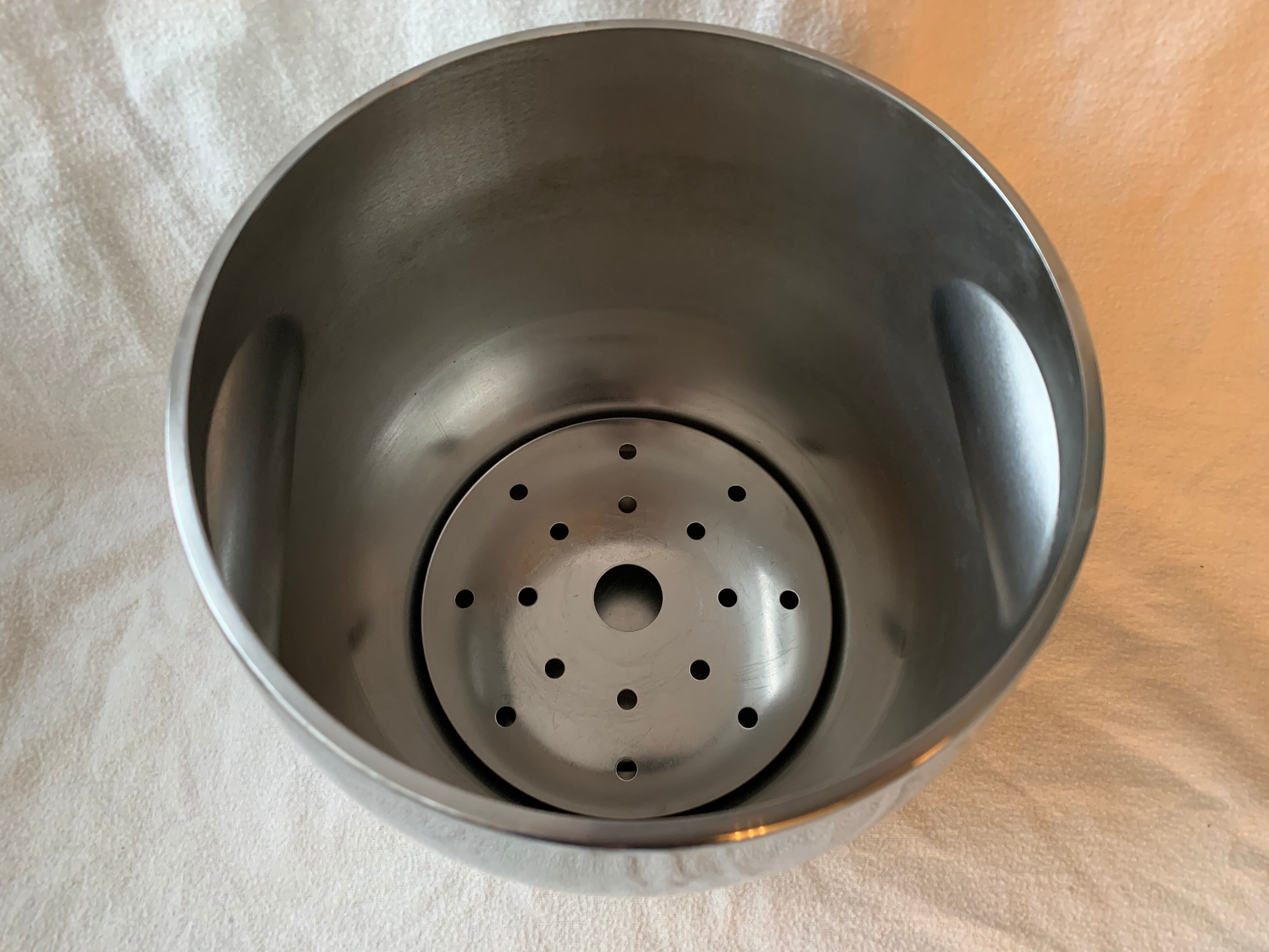 Seau à champagne italien Alessi Alfra design Massoni et Mazzeri 1957