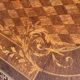 Table de milieu marqueterie et bronze époque Napoléon III - XIXe