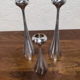Set of 3 Alessi candle holders