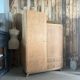 Armoire asymétrique art déco en chêne (restaurée)