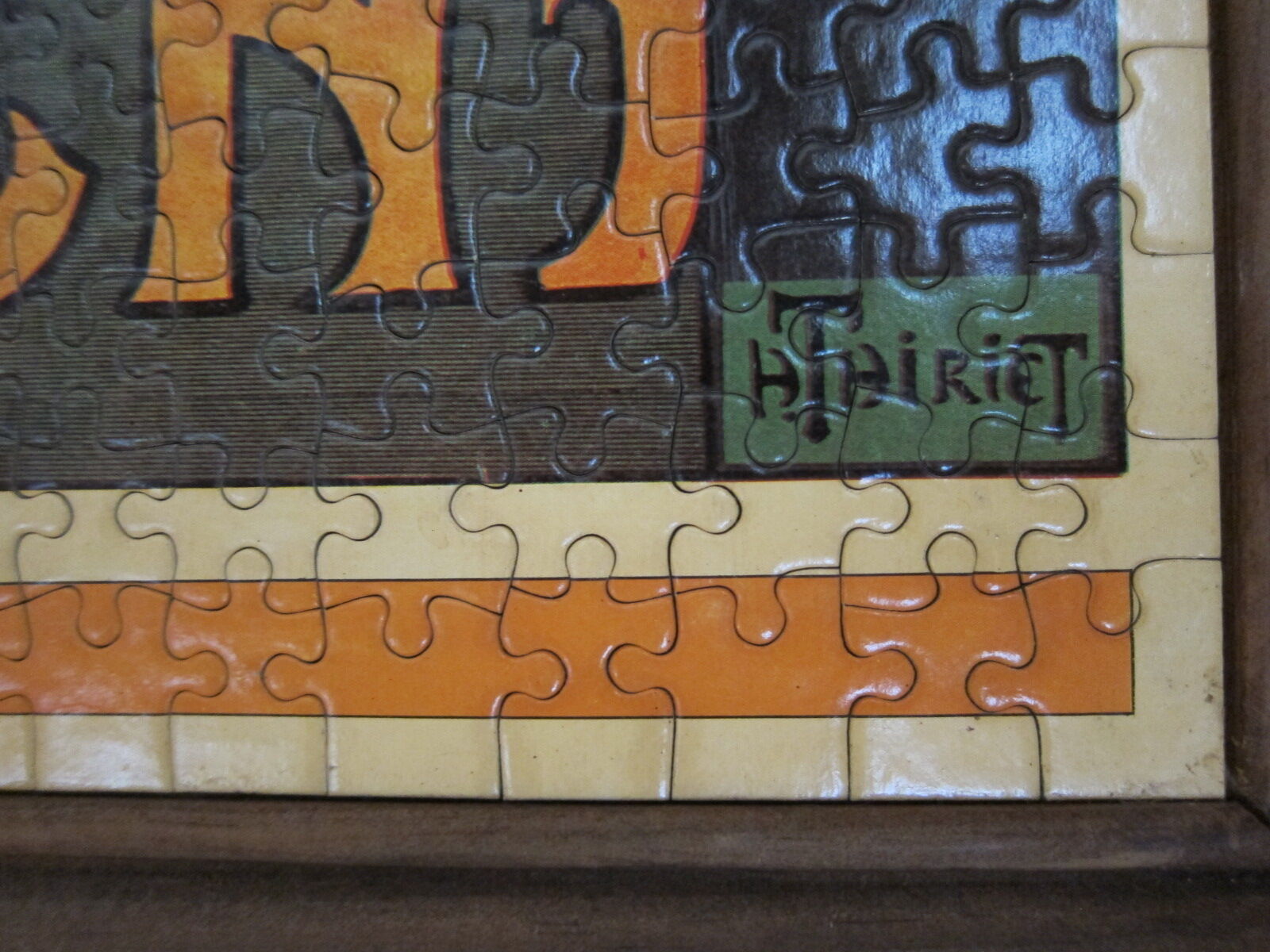 Art Nouveau puzzle Exhibition of white Monday, January 31 clichy Henry Thiriet