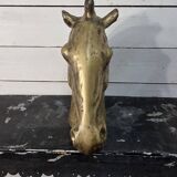 Bronze horse head, mid-20th century