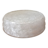 Large 2-light ceiling light with cut glass