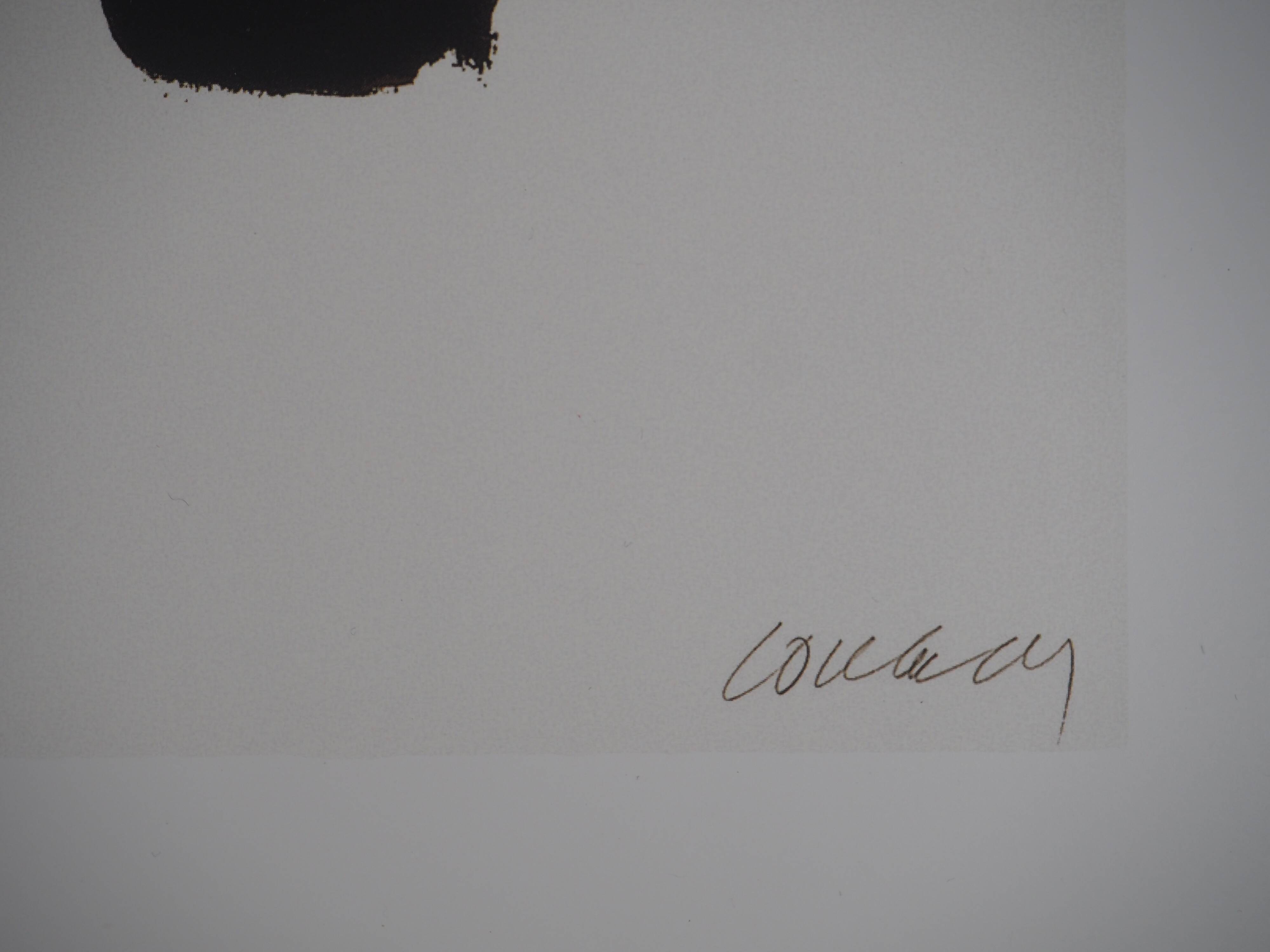 Pierre SOULAGES: Lithograph n 29, 1972 - Original signed poster