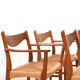 Danish teak dining chairs by Arne Wahl Iversen Glyngøre Stolefabrik