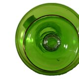 Green Italian carafe Artistiche crystal.