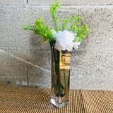 Smoked glass vase
