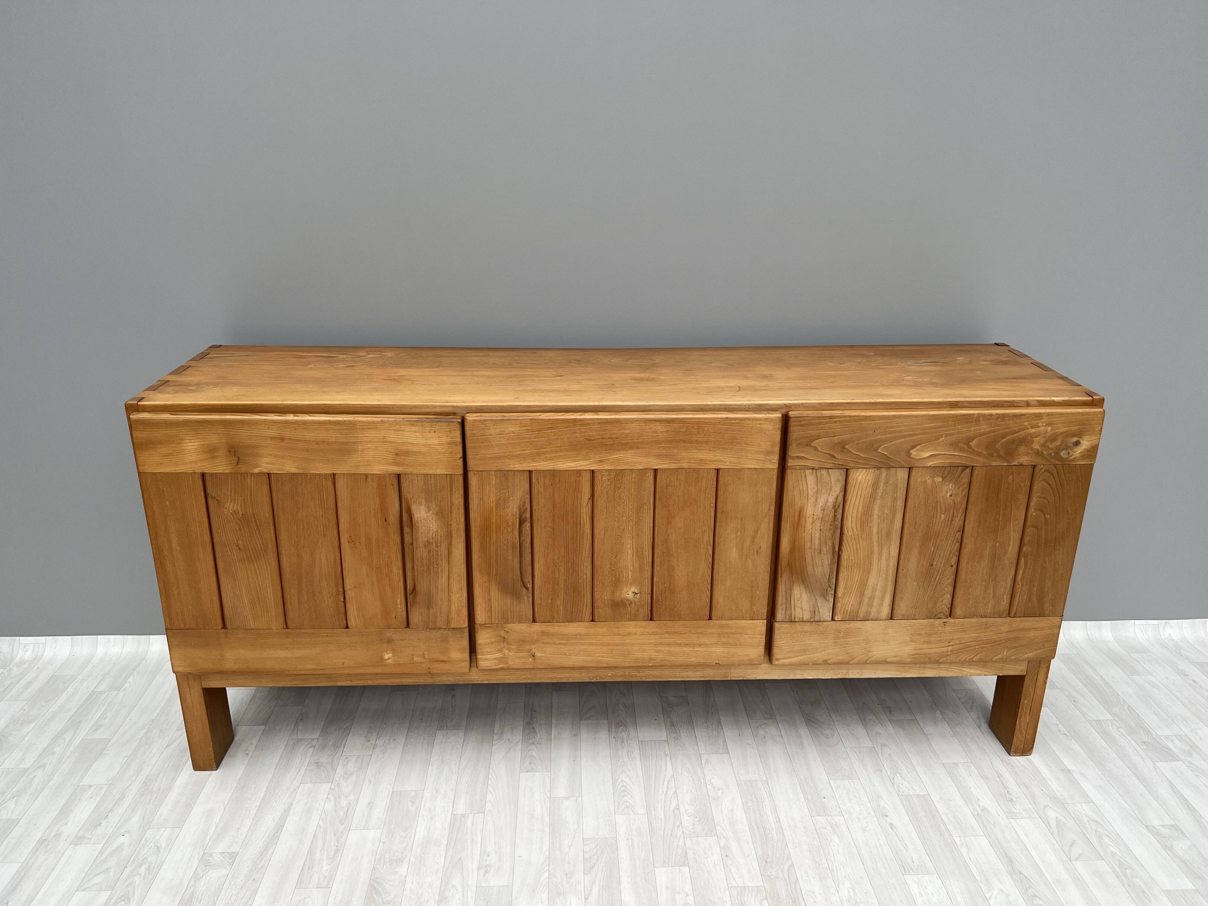 Sideboard in solid elm, Maison Regain  70