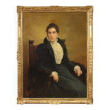 Large portrait signed Luigi Sorio and dated 1898