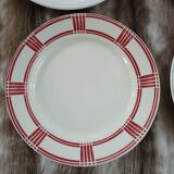 8 mismatched antique dinner plates