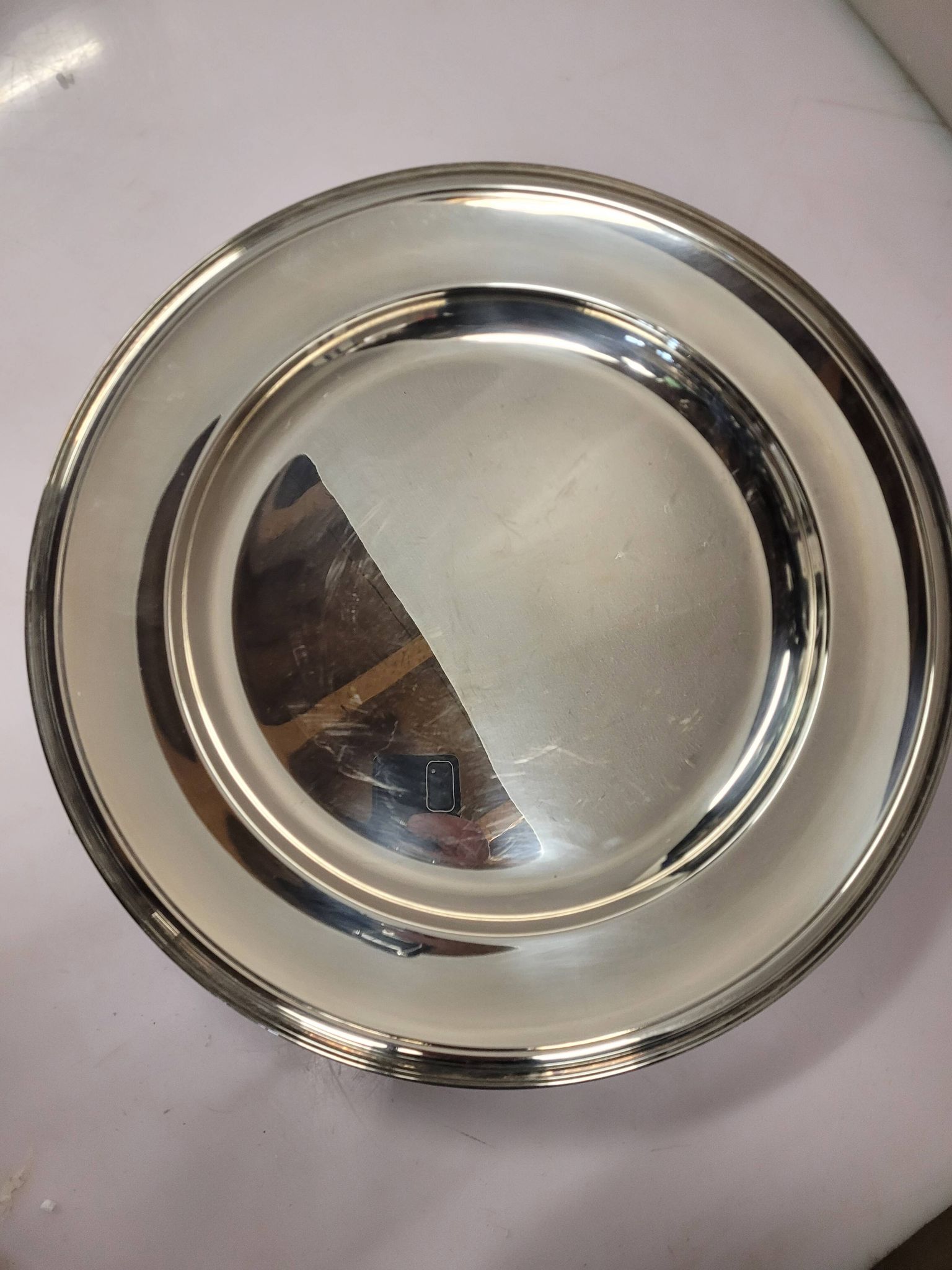 Tureen and round trivet in Christofle silver metal