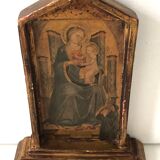 Icône italienne en bois