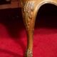 1950s Italian commodity in painted and gilded wood