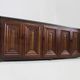 Buffet brutaliste espagnol en bois massif sculpté