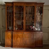 English mahogany bookcase circa 1900